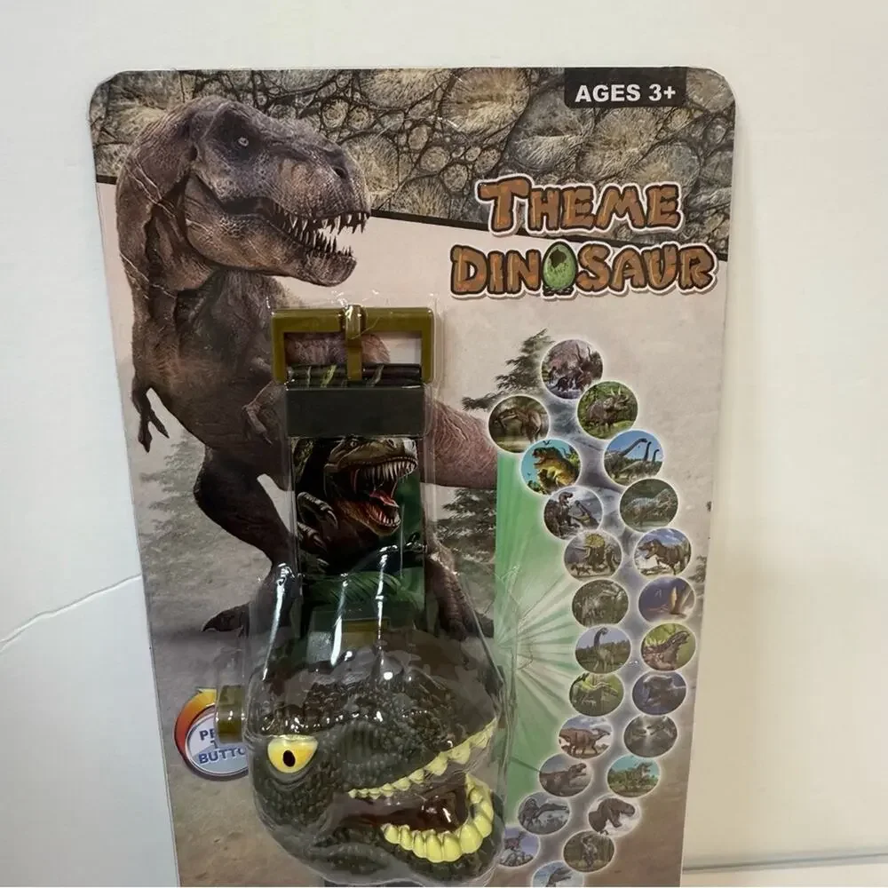 Dinosaur Projector Watch Flashlight Toy 24 Images Kids Educational Gift NWT